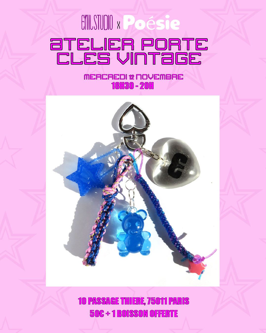 ATELIER PORTE CLÉS VINTAGE