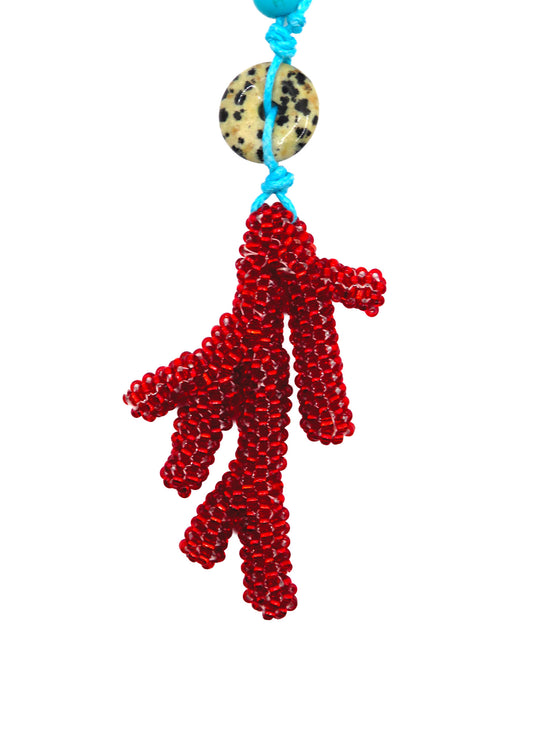 CORAL PEARL NECKLACE