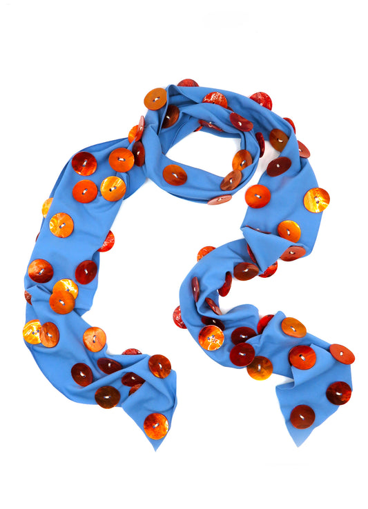 BLUE MERMAID SCARF