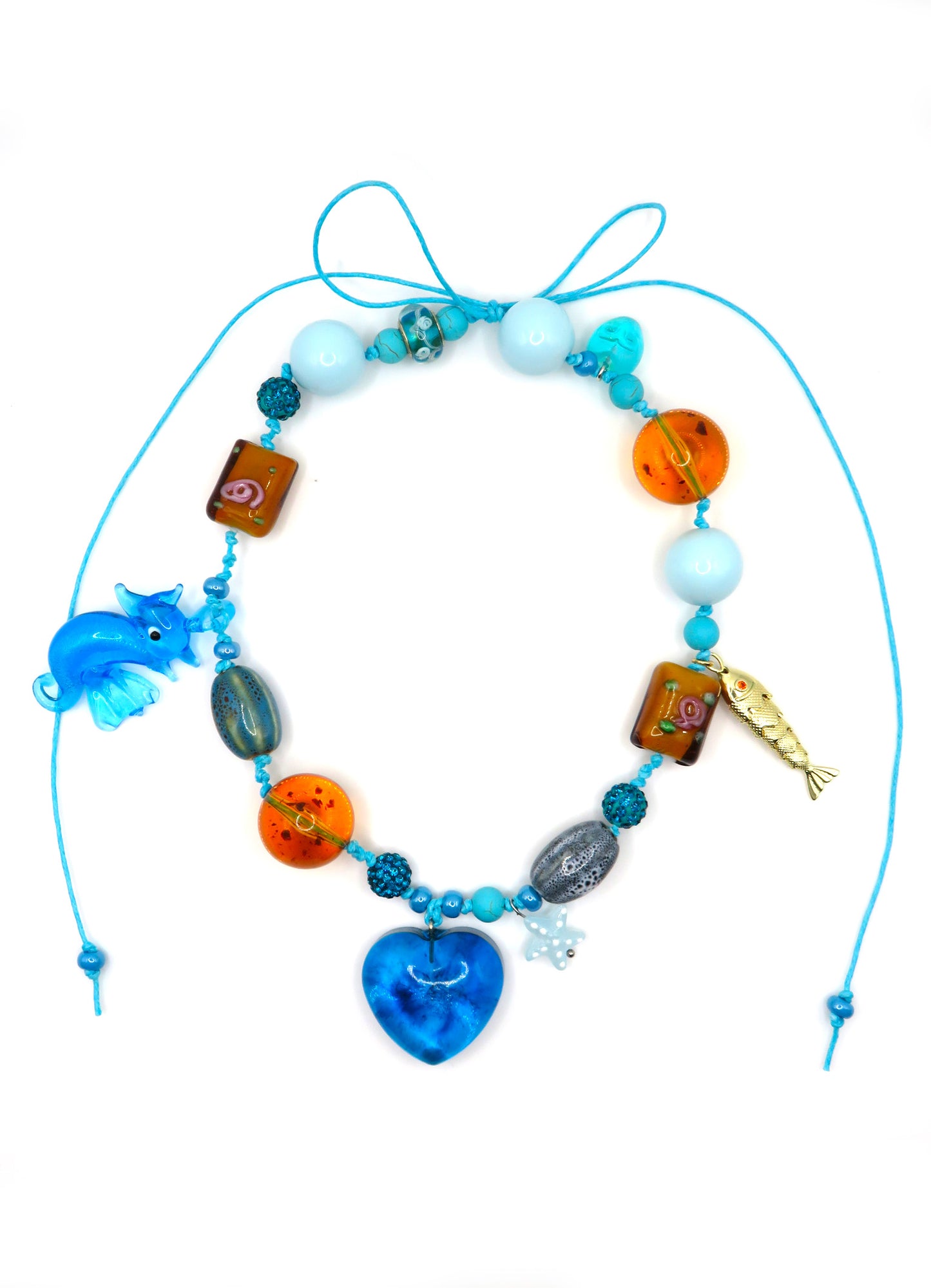 BLUE SEA TREASURES NECKLACE