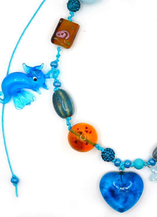 BLUE SEA TREASURES NECKLACE