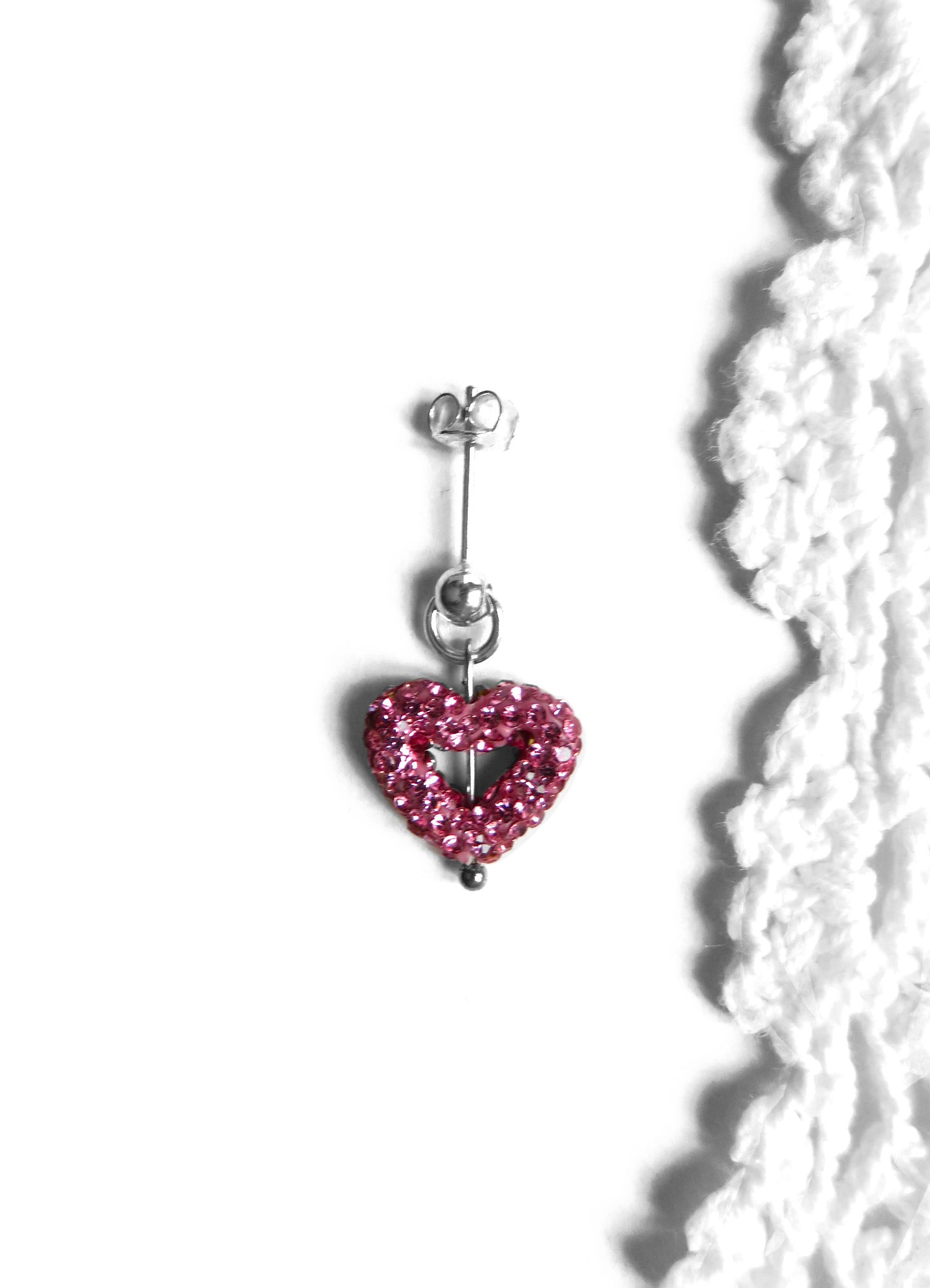CANDY HEART EARRING