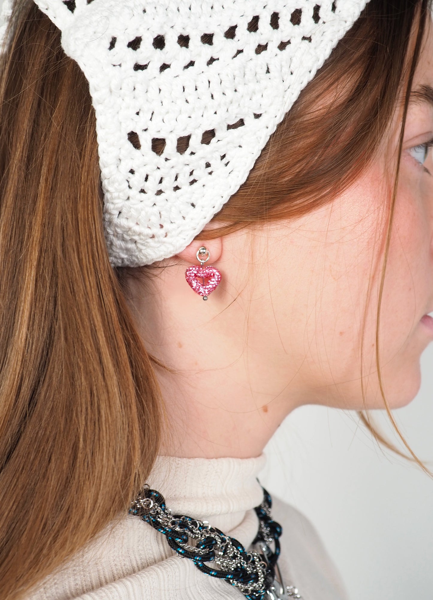 CANDY HEART EARRING