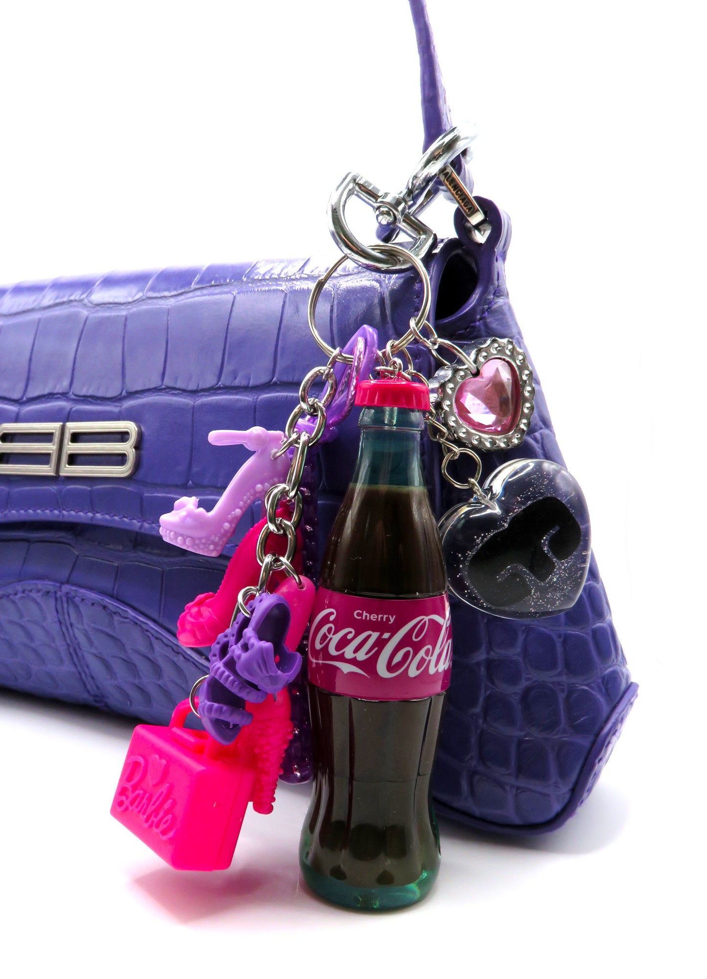 CHERRY COLA LIPSTICK KEY RING