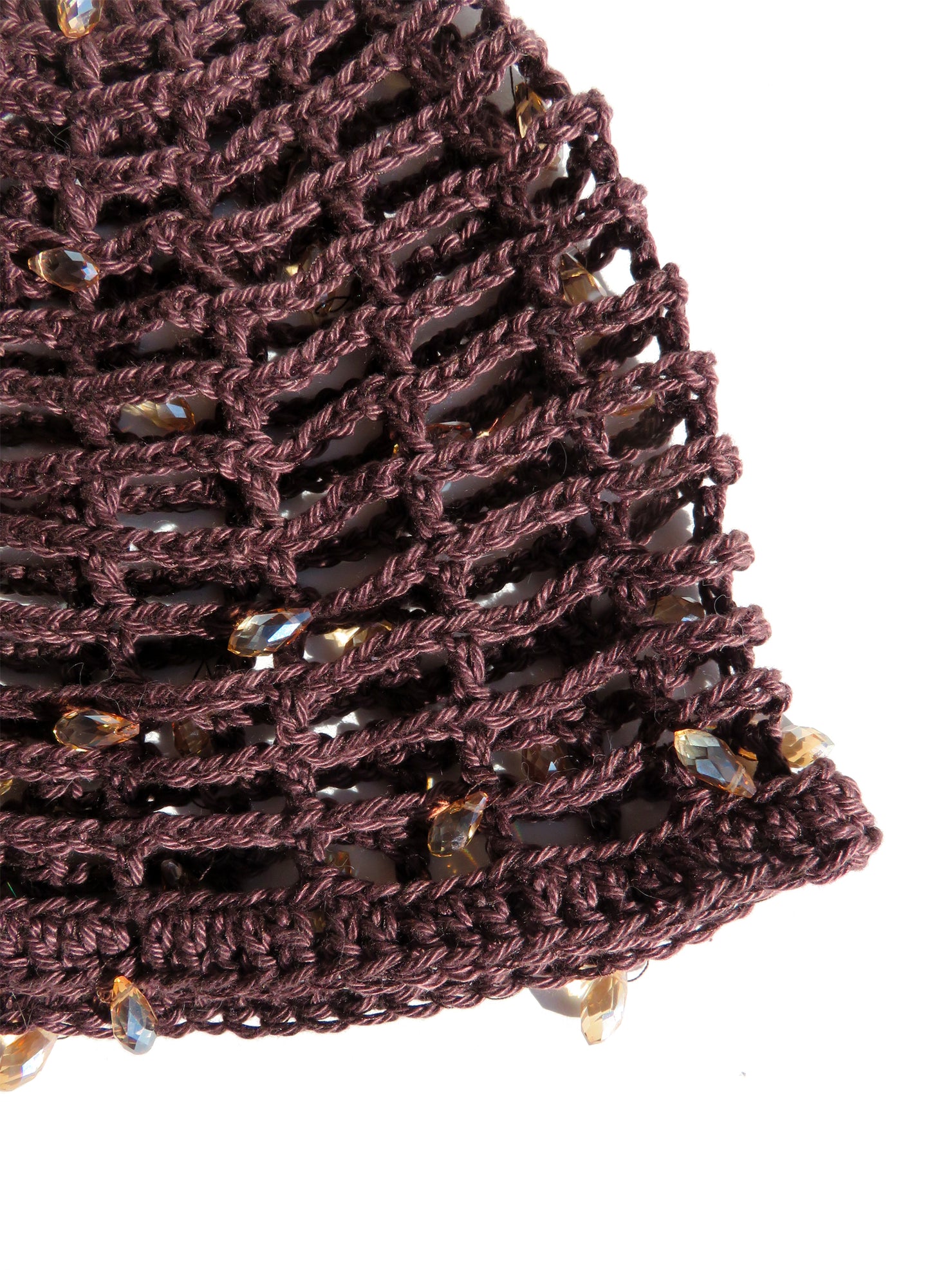 CHOCOLATE SHINNY HAT