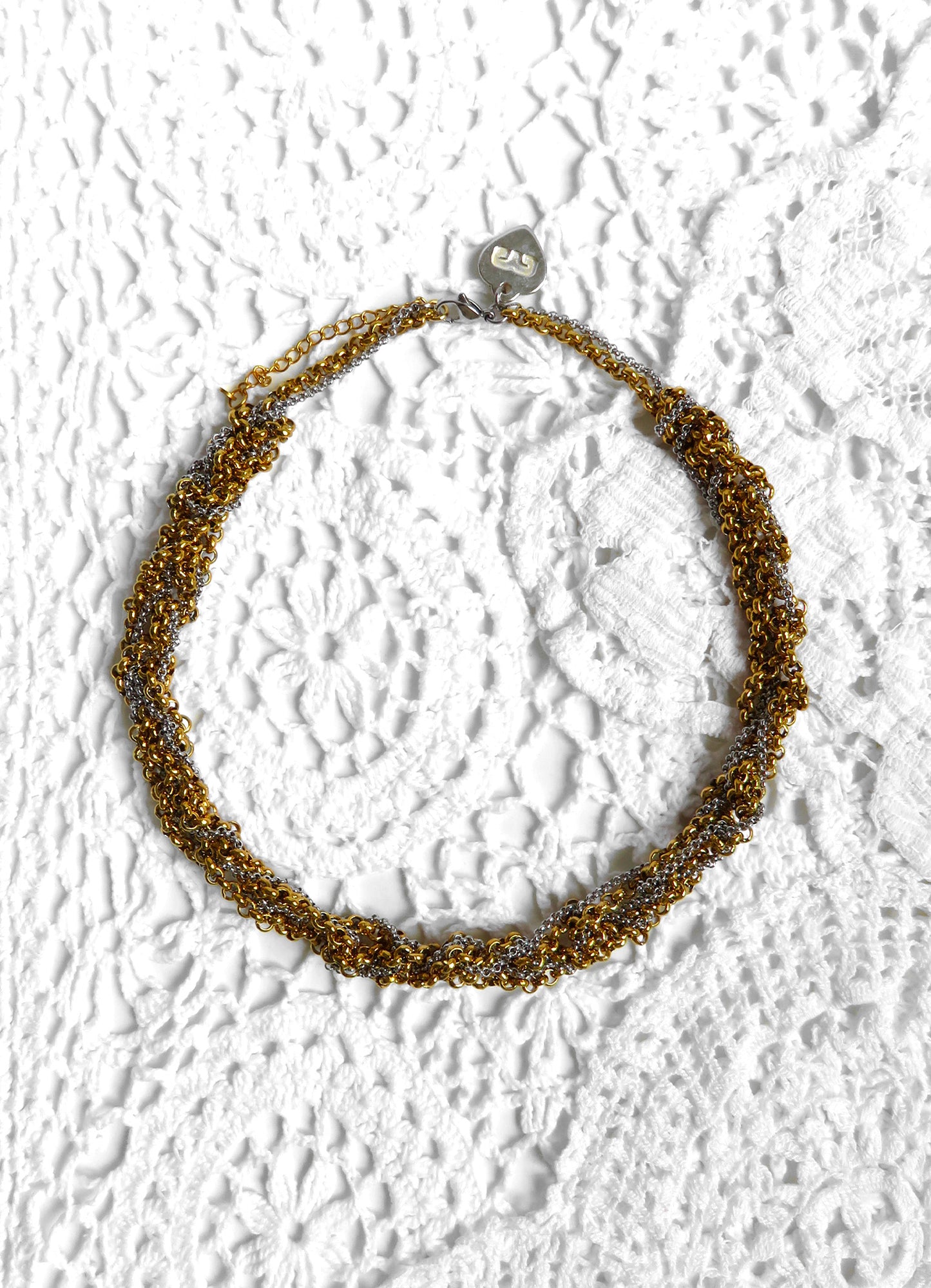 GOLD CHENILLE NECKLACE